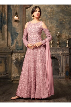 Sonal Chauhan Lavender Anarkali Suit 5106