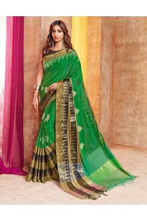 Pazeb Designer Wear Cotton Saree