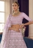 Pink crepe a line lehenga choli 9417