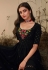 Georgette pakistani suit in Black colour 4828