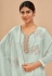 Georgette palazzo suit in Sky blue colour 2045A