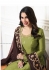 Sophie Choudry Green and Brown color georgette designer palazzo salwar kameez