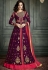 Purple color georgette wedding Lehenga kameez