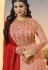 Ayesha Takia Peach color georgette party wear Anarkali