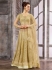 Off White color net wedding wear Ghagra Choli