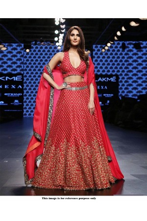 Bollywood Style Red color silk lakme fashion lehenga choli