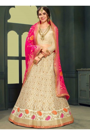 Glowing Punch Pink Designer Lehenga Choli | Lehenga choli online, Silk  lehenga, Lehenga