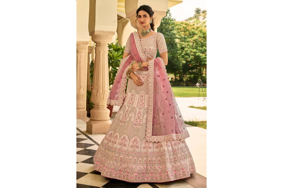 Peach Bollywood Designer Women Wear Wedding Crepe Chaniya Choli With Thread  Zarkan Work Party Lehenga Choli 1499 : : Clothing, Shoes &  Accessories