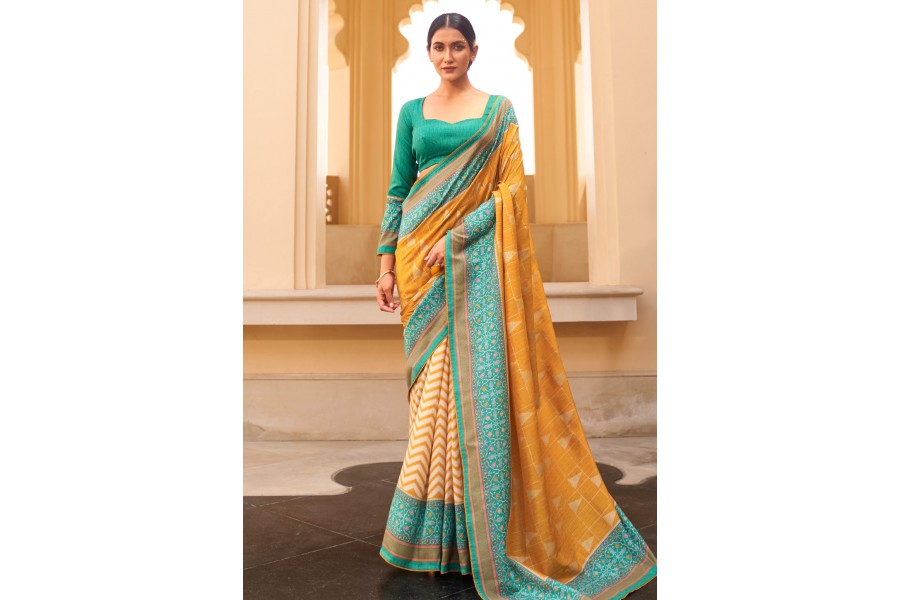 Buy Silk Trendy Saree Online : 267568 -