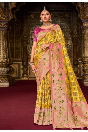 Pink Silk Saree With Blouse 239617