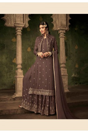 Buy Brocade Kurta With Jacket Palazzo Suit Dress for Women Online in India  - Etsy