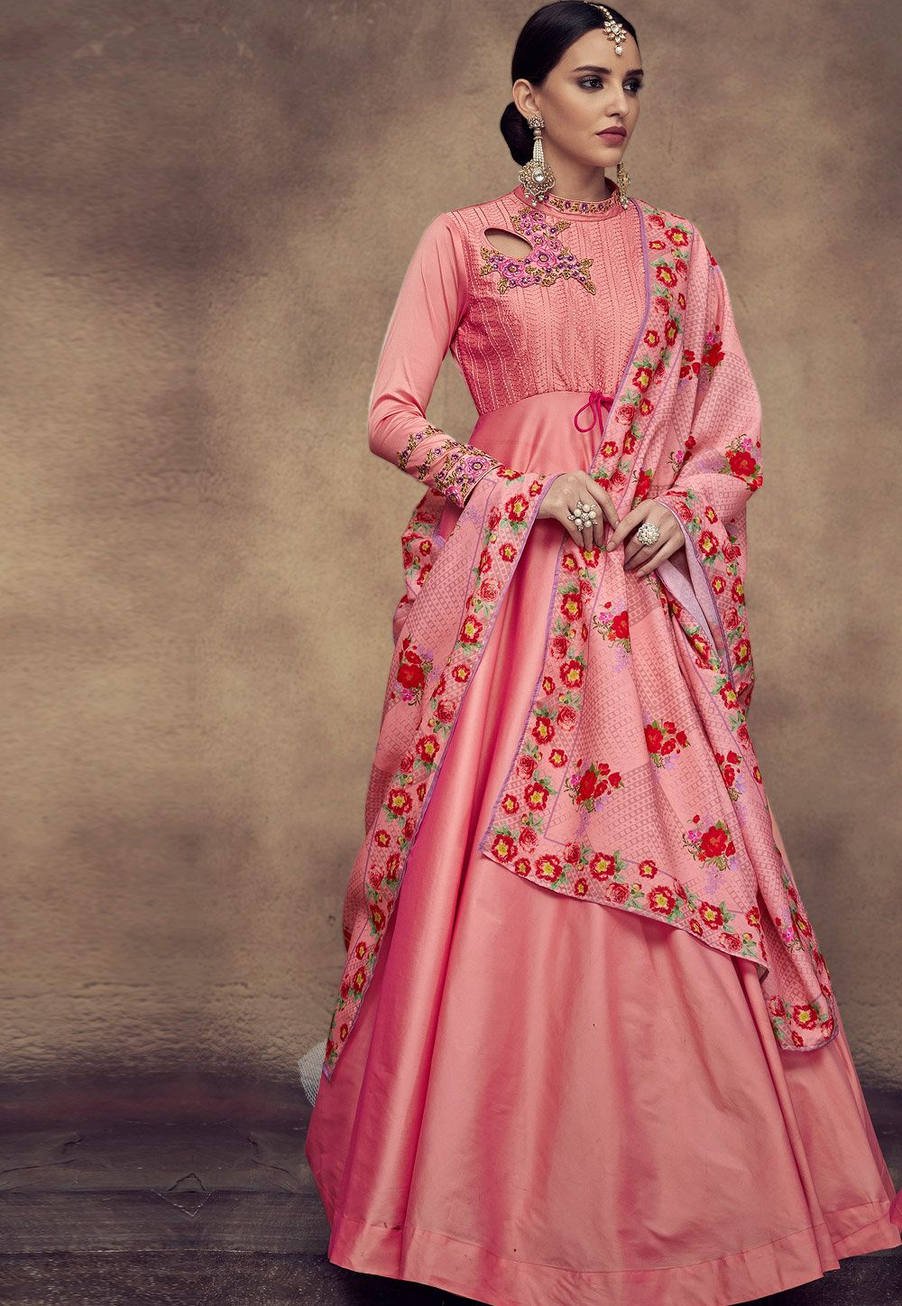 readymade anarkali gown