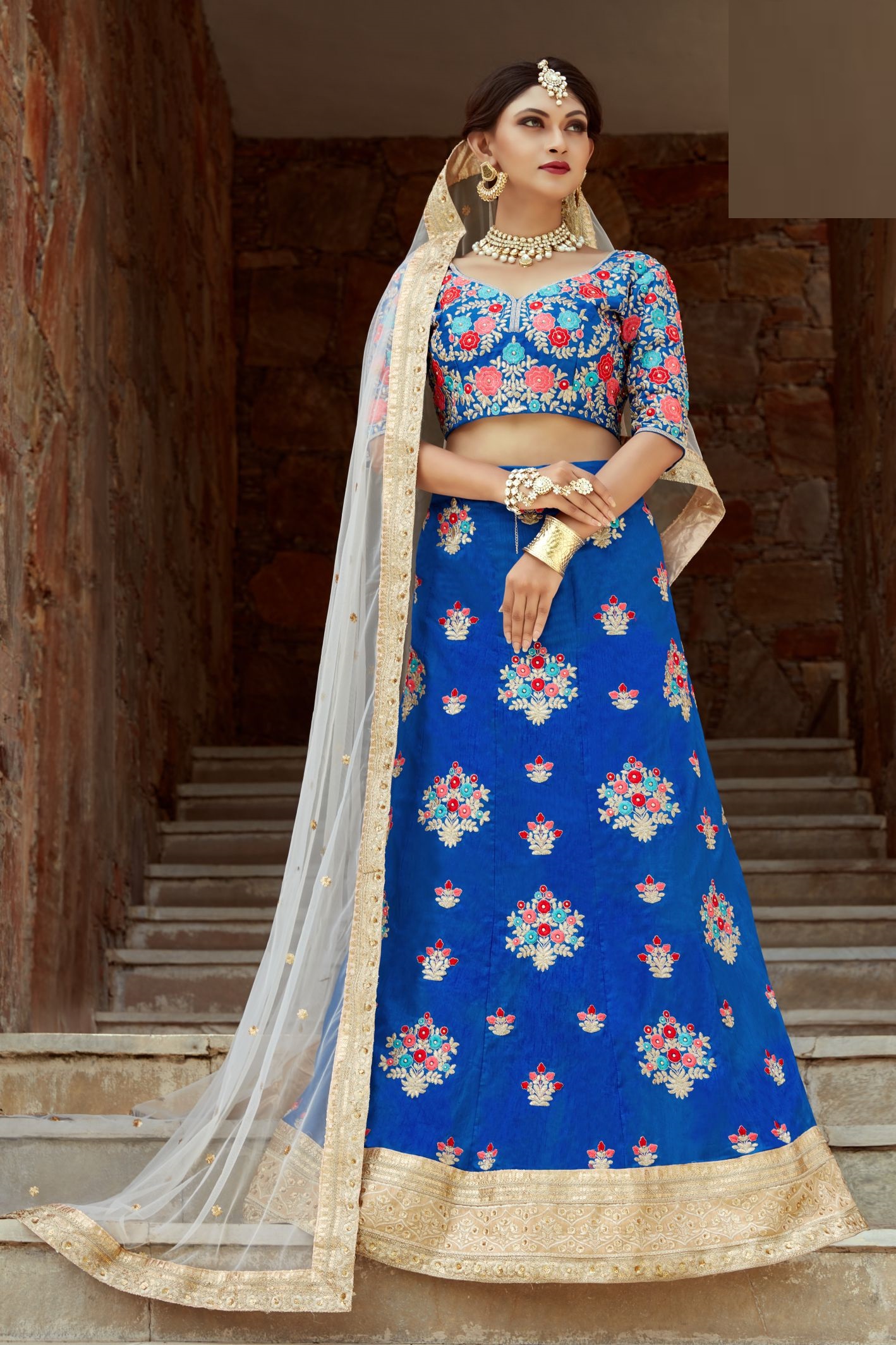 Indian Dress Blue Color Bridal Lehenga 1106 | Free Nude Porn Photos