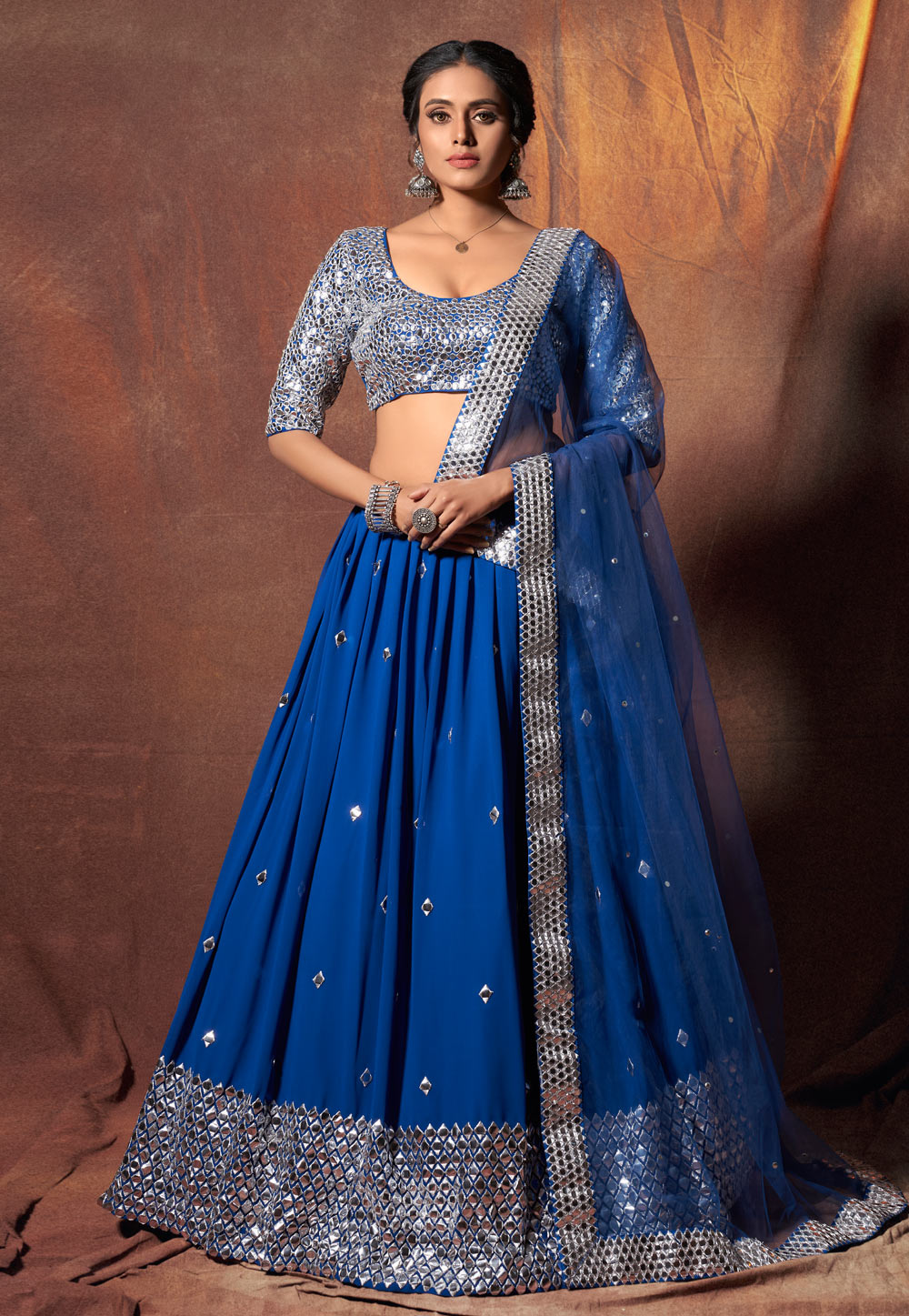 Buy Original Mirror Work Lehenga Choli for Women Indian Wedding Designer  Lehenga Choli Party Wear Lehega Choli Ready to Wear Bridesmaid Lehengas  Online in India - Etsy