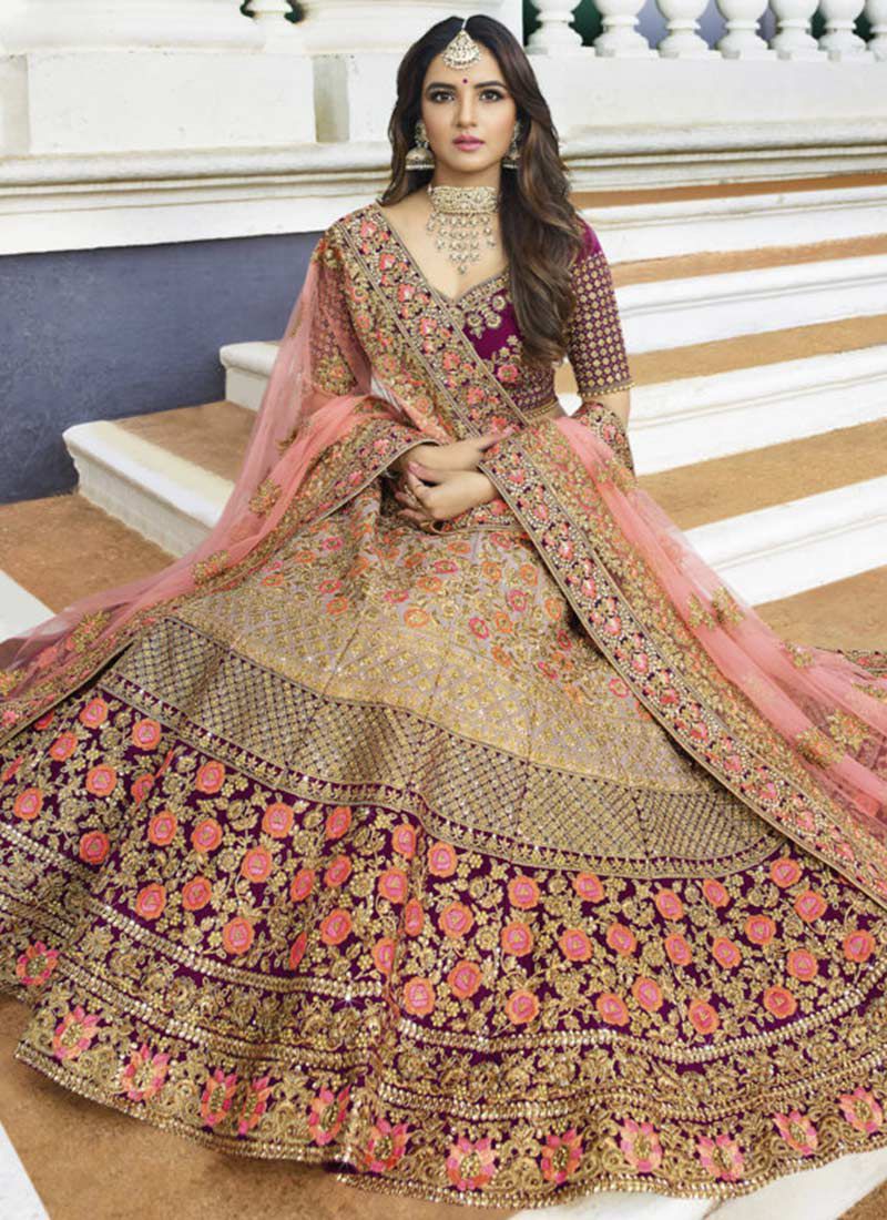 Shop Online Designer Wedding Wear Heavy Lehenga Choli in Pista - Shivani  Style House UK