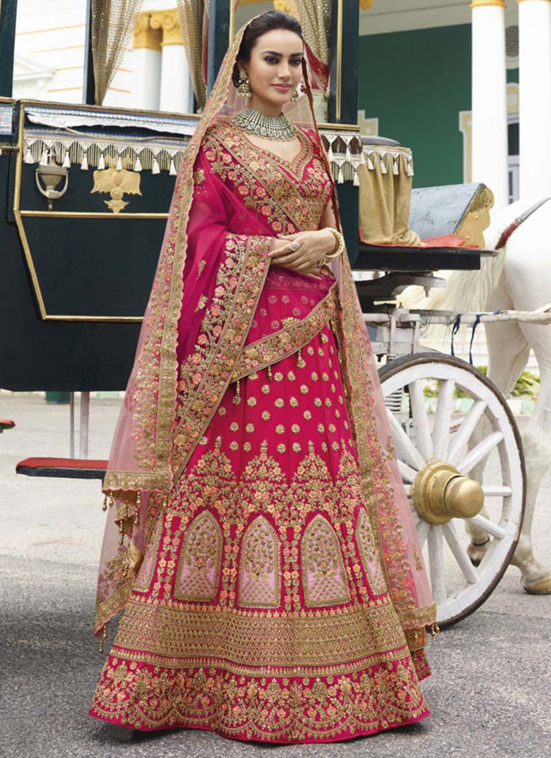 Net Wedding NEW HEAVY DESIGNER LEHENGA CHOLI at Rs 13000 in Surat | ID:  2851851632073