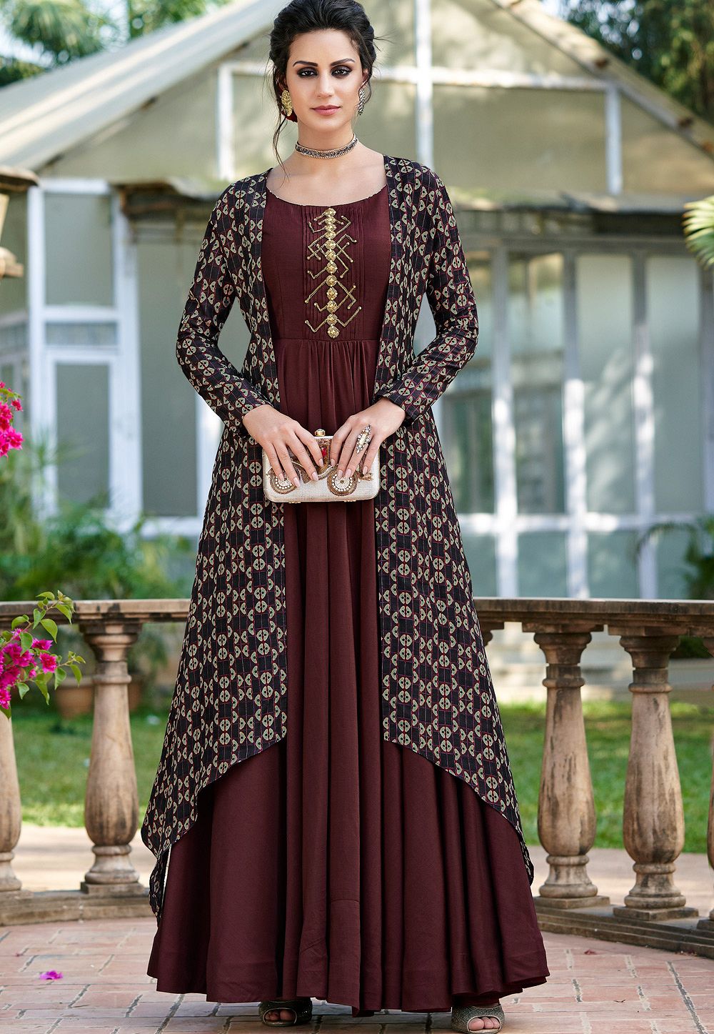 Various Ladies Long Dress With Jacket at Best Price in Mumbai | Nanakchand  Chhoteylal