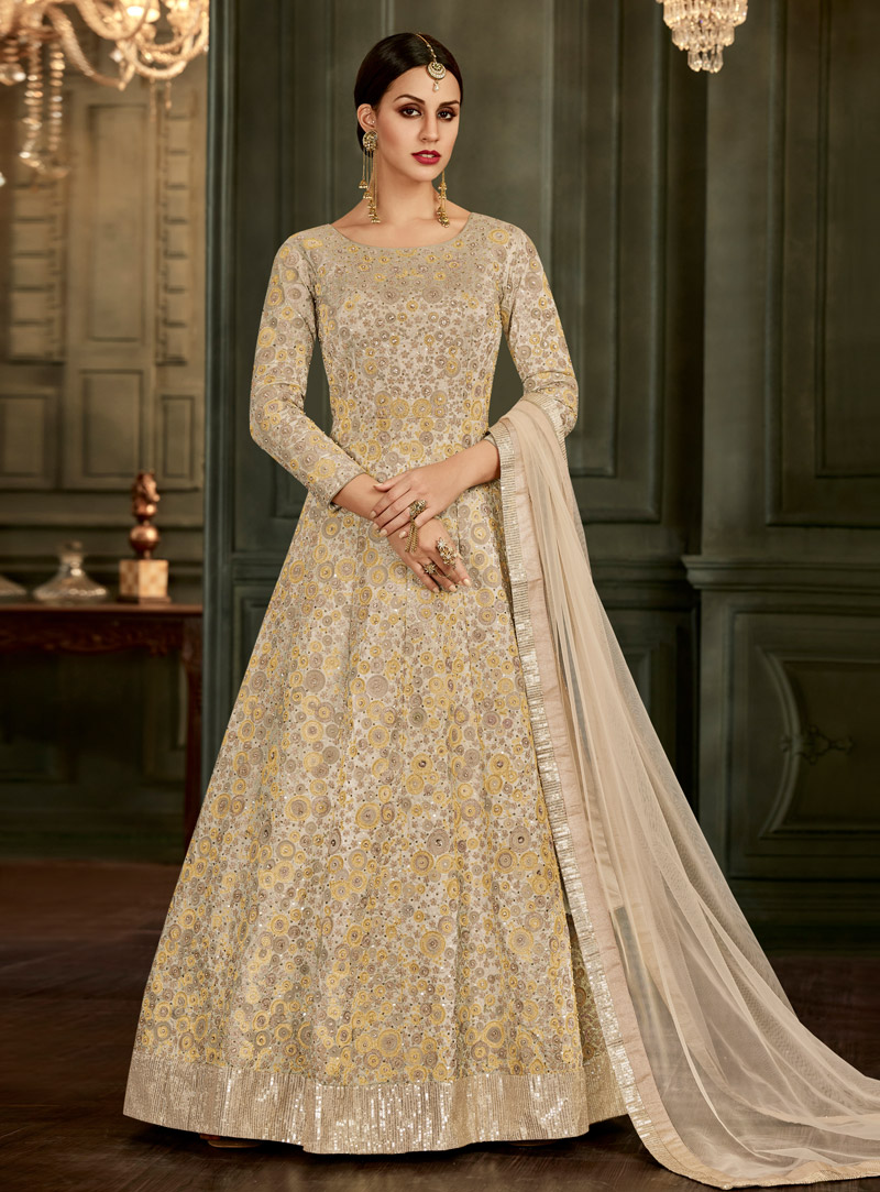 Bollywood Party Wear Heavy Bridal Indian Bridal Anarkali Beautifull Long  Gown | eBay