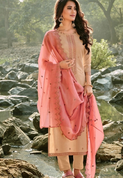 Latest dark pink silk salwar suit or festive  G3WSS38194  G3fashioncom