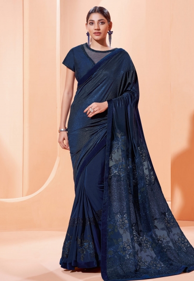 Chiku And Silver Colour Banarasi Silk Half Saree With Contrasting Dupatta  And Unstitched Blouse With Zari Woven Work By Halfsaree Studio