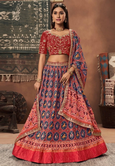 Label'M - Bride Sona in a Navy Blue Lehenga Saree for her... | Facebook