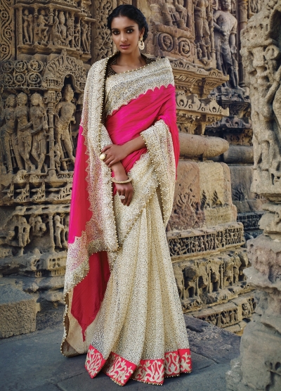 Half White Bridal Saree Online Sale Up To 60 Off