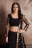 Indian Dress Black Color Bridal Lehenga 534