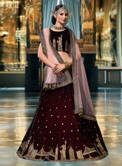Unstitched Wedding Bridal Lehenga at Rs 2425 in Mohali | ID: 23359634430