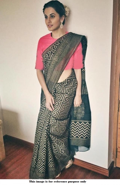 Bollywood Taapsee Pannu chanderi cotton saree