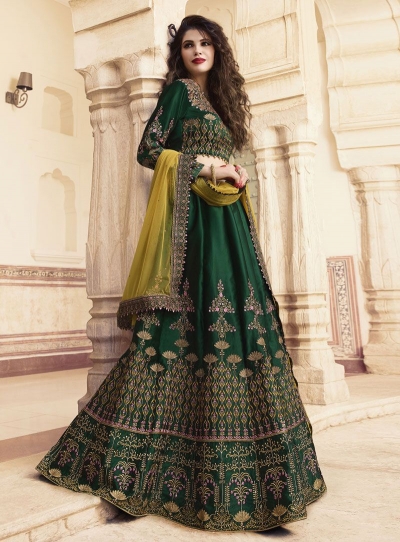 green indian wedding dresses