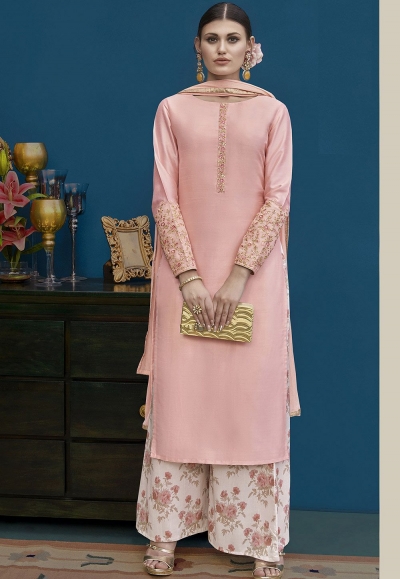 pakistani suits designs with palazzos
